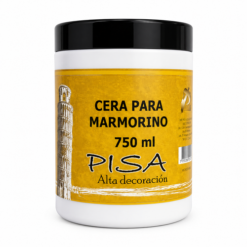 Marmorino Wax jar by Pisa Alta Decoration