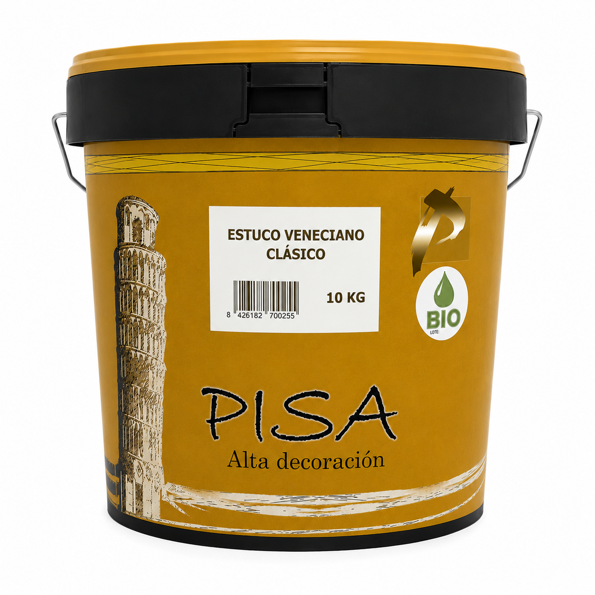 Venetian Stucco Clásico plaster bucket by Pisa Alta Decoration